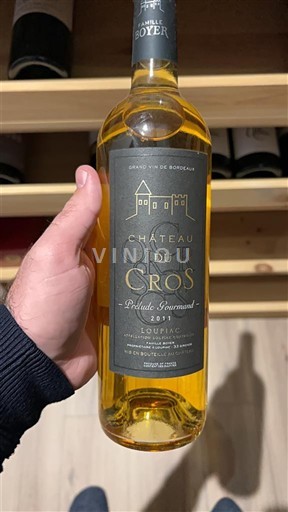 Bordeaux Loupiac Château Cros Prélude Gourmand 2019