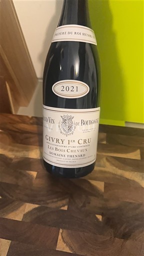 Burgundi Givry Premier Cru Domaine Thenard Les Bois Chevaux 2021