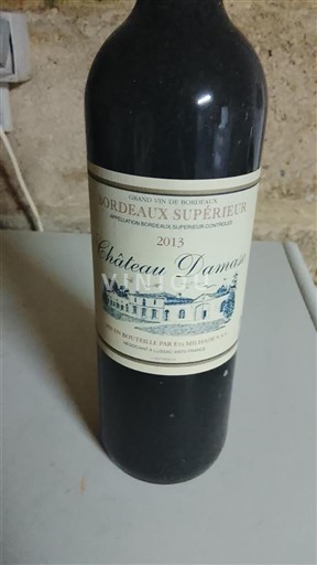 Bordeaux Bordeaux Supérieur Château Damas 2013