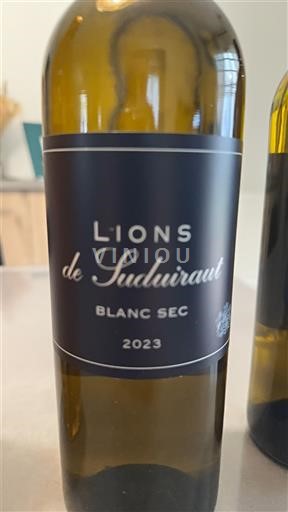 Bordeaux Bordeaux blanc Suduiraut Lions de Suduiraut 2023