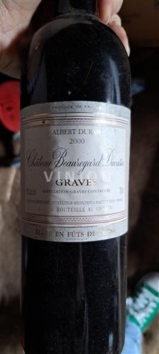 Bordeaux Graves Château Beauregard Ducasse 2000