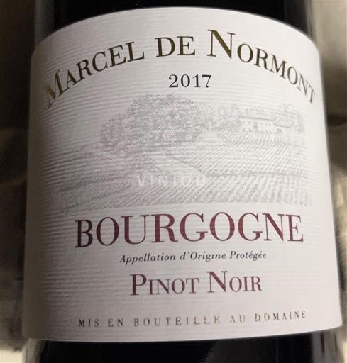 Bourgondië Bourgogne Marcel de Normont Pinot Noir 2017