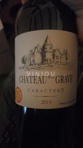 Bordeaux Côtes-de-bourg Château La Grave Caractère 2019