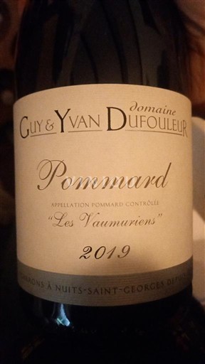 Borgoña Pommard Domaine Guy & Yvan Dufouleur Les Vaumuriens 2019