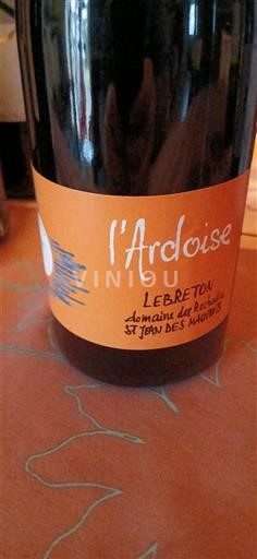 Weine Rouge sec l'Ardoise Domaine S Berioles Non millésimé Frankreich Loiretal Saint-Pourçain AOC