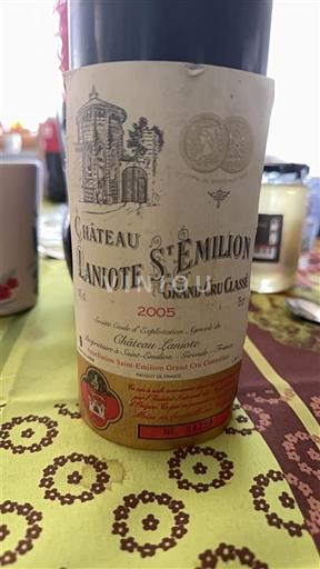 Bordo Сент-Емилион Гранд Кру Château Laniote 2005