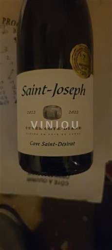 Rhônen laakso Saint-Joseph Cave Saint-Désirat Côte Diane 2022