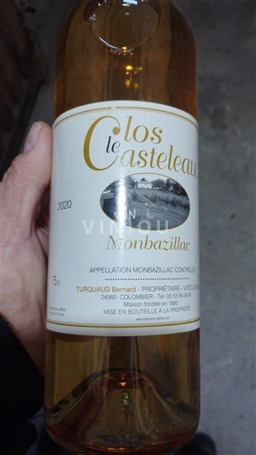 Tây Nam Monbazillac Clos le Casteleau 2020