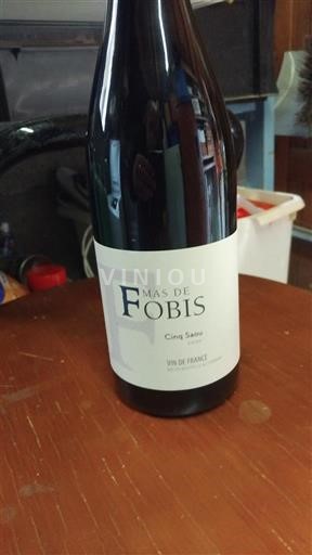 Languedoc Mas de Fobis Cinq saou Ikke årgangsbestemt