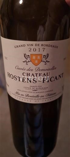 Burdeos Sainte-Foy-Burdeos Château Hostens-Picant des Demoiselles 2017