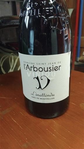 Langvedok Grès de Montpellier Domaine Saint Jean de l'Arbousier L'inattendu 2019