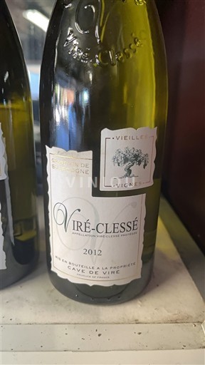 Borgoña Viré-clessé Cave de Viré Vieilles Vignes 2012