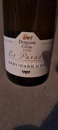 Loirevallei Domaine Cœu Coche Le Paradis 2020