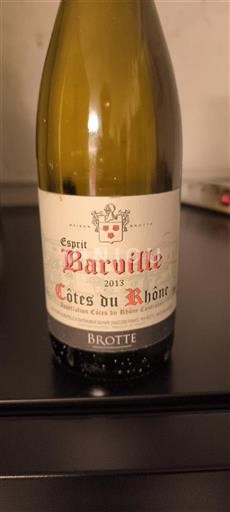 Valle del Rodano Côtes-du-Rhône Brotte Esprit Barville 2013