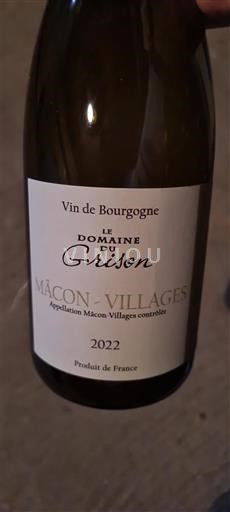 Burgundija Mâcon in Mâcon-villages Domaine Le Domaine du Grison 2022