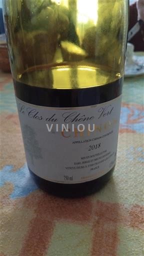 Valea Loarei Chinon Le Clos du Chêne Vert 2018