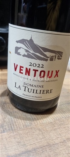 Údolí Rhôny Ventoux Domaine La Tuilière 2022