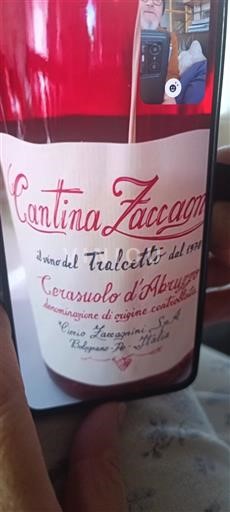 Abruzzo Cerasuolo d’Abruzzo Cantina Zaccagnini Il vino del Tralcetto 2024
