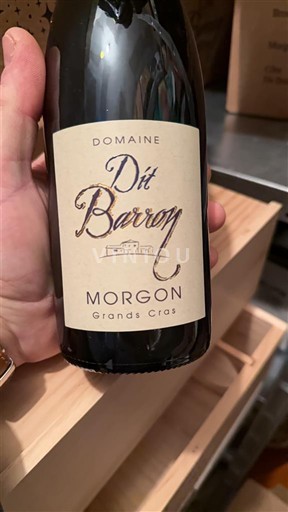 Beaujolais Morgon Domaine Dit Barron Grands Cras 2021