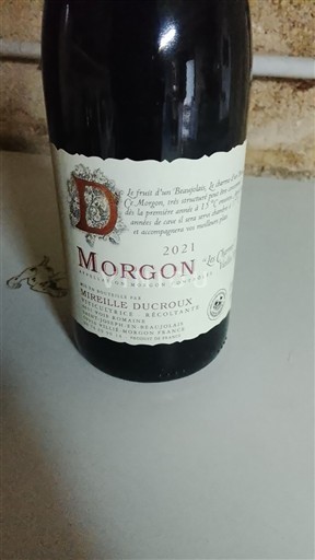 Beaujolais Morgon Mireille Ducroux Les Charmes 2021