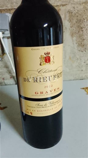 Bordeaux Graves Château Rieufret 2012