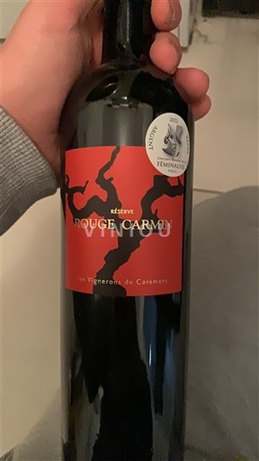 Roussillon Không được chỉ định Les Vignerons de Caramany Réserve Rouge Carmin 2021