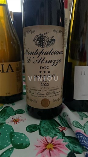 Abruzos Montepulciano d'Abruzzo Sortino 2022