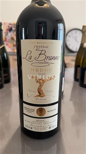 Bordeaux Médoc Château La Branne 2016