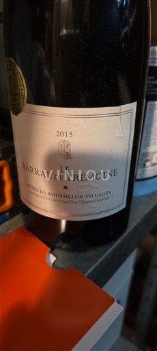 Roussillon Côtes du Roussillon Villages Le Barral de Trémoine 2015