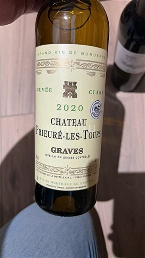 Burdeos Graves Château Prieuré-Les-Tours Clara 2020