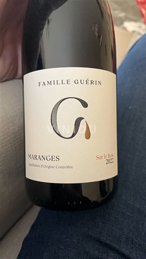 Burgundsko Maranges Famille Guérin Sur le Bois 2022