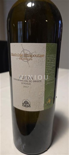 Castilien og León Rueda Mathilde Chapoutier Selection 2017