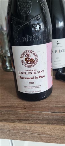 Rhônevallei Châteauneuf-du-Pape Domaine Les Semelles de Vent 2016