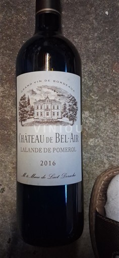 Burdeos Lalande-de-Pomerol Château Bel-Air 2016