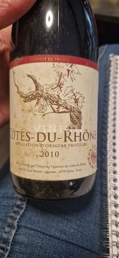 Rona dolina Côtes-du-Rhône Union des Vignerons des Côtes du Rhône 2010