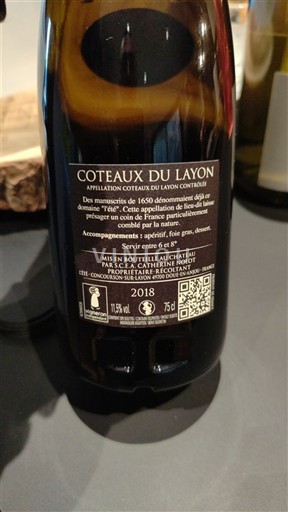 Valle della Loira Coteaux-du-Layon Château La Roulerie 2018
