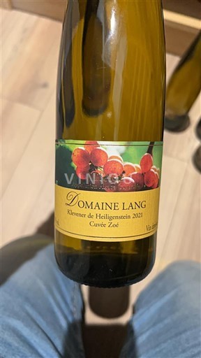 Alsace Klevener-de-heiligenstein Domaine Lang Zoé 2021
