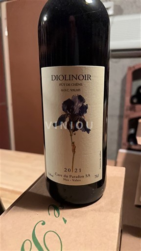 Valais Không được chỉ định Cave du Paradou SA Diolinoir Fût de Chêne 2021