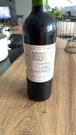 Bordeaux Montagne-saint-émilion Château Haut Langlade 2019