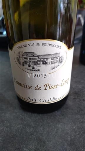 Bourgondië Petit-Chablis Domaine Pisse-Loup 2013