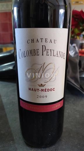 Bordeaux Haut-Médoc Château Colombe Peylande 2009
