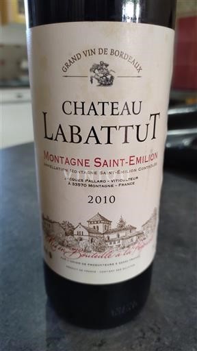 Bordeaux Montagne-saint-émilion Château Labattut 2010