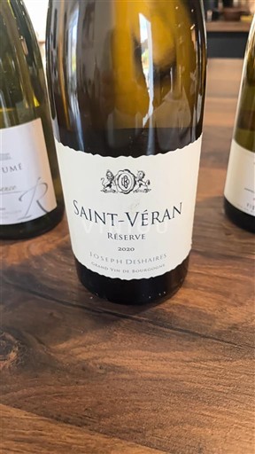 Burgundsko Saint-Véran Joseph Deshaires Réserve 2020