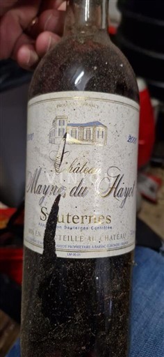 Bordeaux Sauternes Château Mayne du Hayot 2000