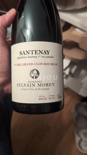 Bourgogne Không được chỉ định Premier Cru Domaine Sylvain Morey 1er Cru Grand Clos Rousseau 2019