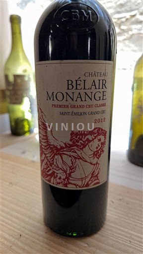 Bordeaux Saint-Émilion Grand Cru Premier Grand Cru Classé Château Bélair-Monange 2012