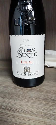 Valle del Rodano Lirac Domaine Clos de Sixte 2021