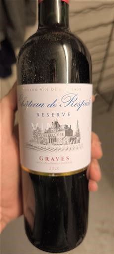 Bordeaux Graves Château Respide Réserve 2020