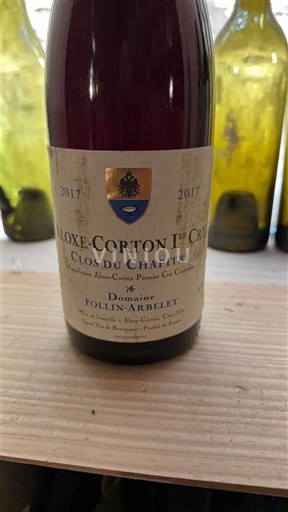 Borgoña Aloxe-Corton Premier Cru Domaine Folin-Arbelet Clos du Chapitre 2017