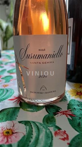 Apulia Puglia Produttori di Manduria Santa Gemma 2024